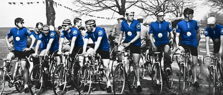 Radteam beim Fernseh-Städteduell 1966